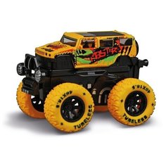 Монстр-трак Пламенный мотор Краш-тест, желтый