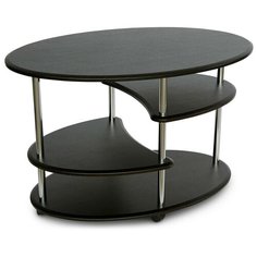 Столик журнальный Калифорния мебель Эллипс СЖ-01, ДхШ: 90 х 60 см, венге