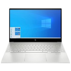Ноутбук HP ENVY 15-ep0040ur (Intel Core i7 10750H 2600MHz/15.6"/3840x2160/16GB/1024GB SSD/DVD нет/NVIDIA GeForce GTX 1660 Ti MAX-Q 6GB/Wi-Fi/Bluetooth/Windows 10 Home) 22P34EA, серебристый алюминий