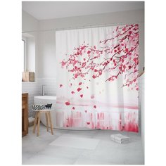 Штора для ванной JoyArty Красочный побег 180х200 (sc-2734)