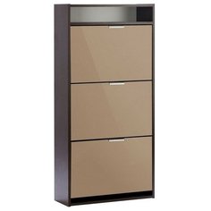 Обувница Vental К-3 МДФ , размер (ШхГ): 60.4х22.5 см , цвет: венге/мокко глянец