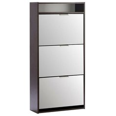 Обувница Vental К-3 МДФ , размер (ШхГ): 60.4х22.5 см , цвет: Венге/Белый глянец