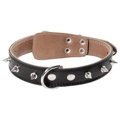 Ошейник Гамма шипы 11232111, 72 см 65-70 см черный Gamma