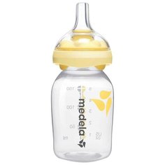 Medela Бутылочка со смартсоской Calma 150 мл, с рождения, желтый