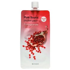 Missha Pure Source Pocket Pack Pomegranate маска с экстрактом граната, 10 мл