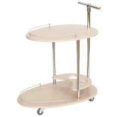 Столик сервировочный Калифорния мебель Фуршет, ДхШ: 70 х 47 см, дуб