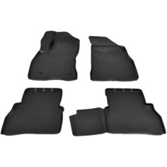 Комплект ковриков салона NorPlast NPA11-C21-205 для Fiat Doblo 4 шт. черный