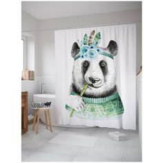 Штора для ванной JoyArty Крутышка панда 180х200 (sc-72756)