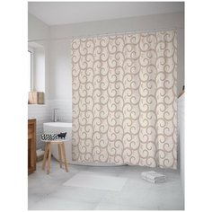 Штора для ванной JoyArty Завитки обычные 180х200 (sc-13527)