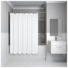 Штора для ванной IDDIS P33PV11i11 180х180 белый