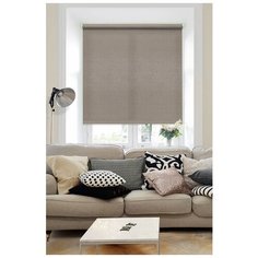 Рулонная штора Эскар Морзе (коричневый), 120х160 см