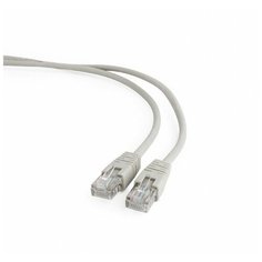 Патч-корд Cablexpert PP12-0.5M 0.5 м, 1 шт., серый