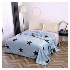 Плед Tango CRISTELLE Flamenco 200х220 см, голубой