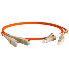 Патч-корд Hyperline FC-D2-50-LC/PR-SC/PR-H-1M-LSZH 1 м, оранжевый
