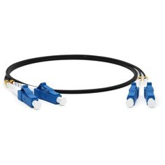 Патч-корд Hyperline FC-D2-9-LC/UR-LC/UR-H-1M-LSZH 1 м, черный