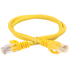 Патч-корд ITK PC05-C5EUL-1M 1 м, желтый