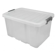 ПОЛИМЕРБЫТ Контейнер для хранения Профи 18,3х41х29,5 см прозрачный