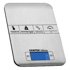 Кухонные весы CENTEK CT-2464 серебристый