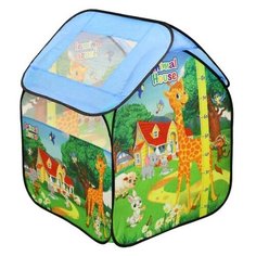 Палатка Наша игрушка 639313, зеленый/голубой