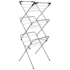 Сушилка для белья Metaltex напольная Concerto Slim, серебристая