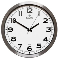 Часы настенные кварцевые GALAXY M-1964-3 серебристый