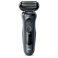 Электробритва Braun 60-N1000s/60-B1000s/60-R1000s Series 6, темно-серый