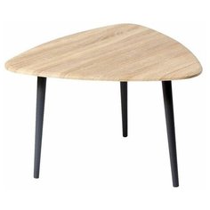 Столик журнальный Калифорния мебель Квинс, ДхШ: 73 х 70 см, дуб сонома