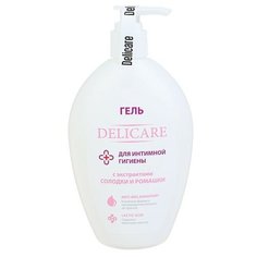 Delicare Гель для интимной гигиены с экстрактами корня солодки и ромашки, 270 мл