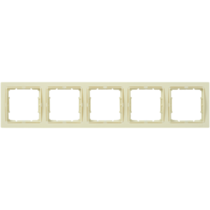 Рамка 5п IEKEMB52-K33-Q1, кремовый