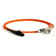 Патч-корд Hyperline FC-D2-50-MTRJM/PR-ST/PR-H-1M-LSZH-OR 1 м, оранжевый