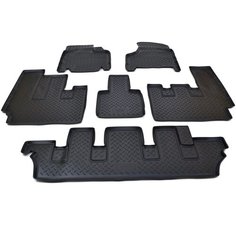 Комплект ковриков салона NorPlast NPL-Po-20-35 для Chrysler Voyager 6 шт. черный
