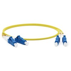 Патч-корд Hyperline FC-D2-9-LC/UR-LC/UR-H-2M-LSZH 2 м, желтый