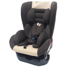 Автокресло группа 0/1 (до 18 кг) Мишутка YB 101A, brown/beige