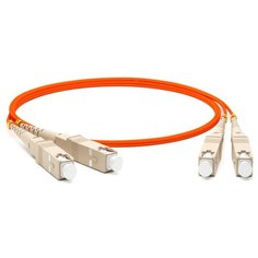 Патч-корд Hyperline FC-D2-50-SC/PR-SC/PR-H-2M-LSZH 2 м, оранжевый
