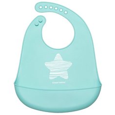 Canpol Babies Нагрудник Pastelove 74/024, бирюзовый