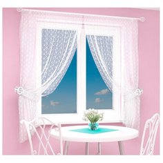 Тюль Параскева Прованс на ленте 170 см белый