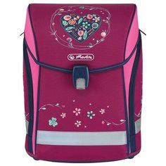 Herlitz Ранец New Midi Heart (50027521), розовый