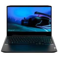 Ноутбук Lenovo IdeaPad Gaming 3 15 (AMD Ryzen 5 4600H 3000MHz/15.6"/1920x1080/16GB/256GB SSD/1000GB HDD/NVIDIA GeForce GTX 1650 4GB/Без ОС) 82EY00CJRK, onyx black