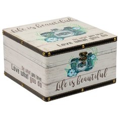 "Gamma" DBK-05 декор. шкатулка "сундучок" 24 x 24 x 14 см №018 "Фотоаппарат"