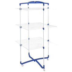 Сушилка для белья Metaltex напольная трехуровневая Faro, белая