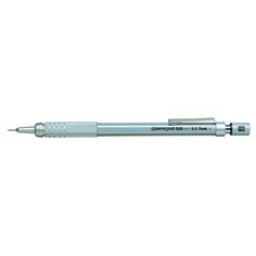 Pentel Механический карандаш Graphgear 500 HB, 0.5 мм серебристый