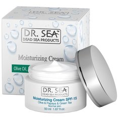 Dr. Sea Moisturizing Cream Крем для лица увлажняющий базовый с маслом оливы, экстрактом папайи и зеленого чая SPF15, 50 мл