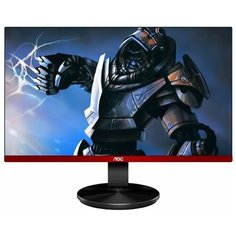 Монитор AOC G2490VXA 23.8", черный/красный