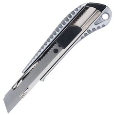 BRAUBERG Нож универсальный Metallic 235401 18 мм серебристый