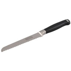 Нож для хлеба GIPFEL Professional Line, лезвие 20 см, серебристый/черный
