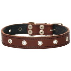 Ошейник ZOOexpress 0546 40-50 см коричневый