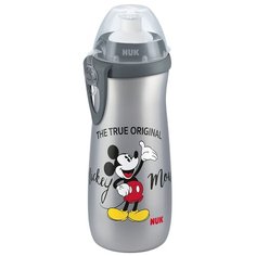 Поильник-непроливайка NUK First Choice Sport Disney Mickey Mouse, 450 мл серый/микки