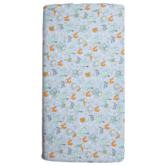 Amarobaby простыня на резинке Маленький принц 125 х75 х 12 см голубой