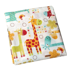 Amarobaby Пододеяльник Жирафики (поплин) 147х112 см белый