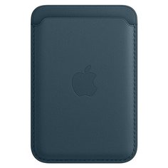 Чехол-бумажник Apple MagSafe кожаный для iPhone 12, iPhone 12 Pro, iPhone 12 Pro Max, iPhone 12 mini балтийский синий